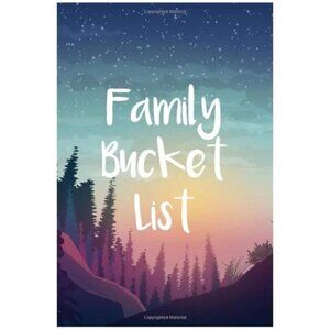 Happy Family Bucket List Adventures Tracker Notebook Journal 6x9